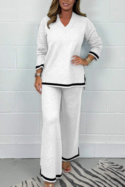 Conjunto Suave con Escote en V Marie