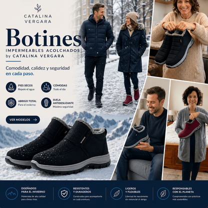 MIMOS -Botines Impermeables Acolchados
