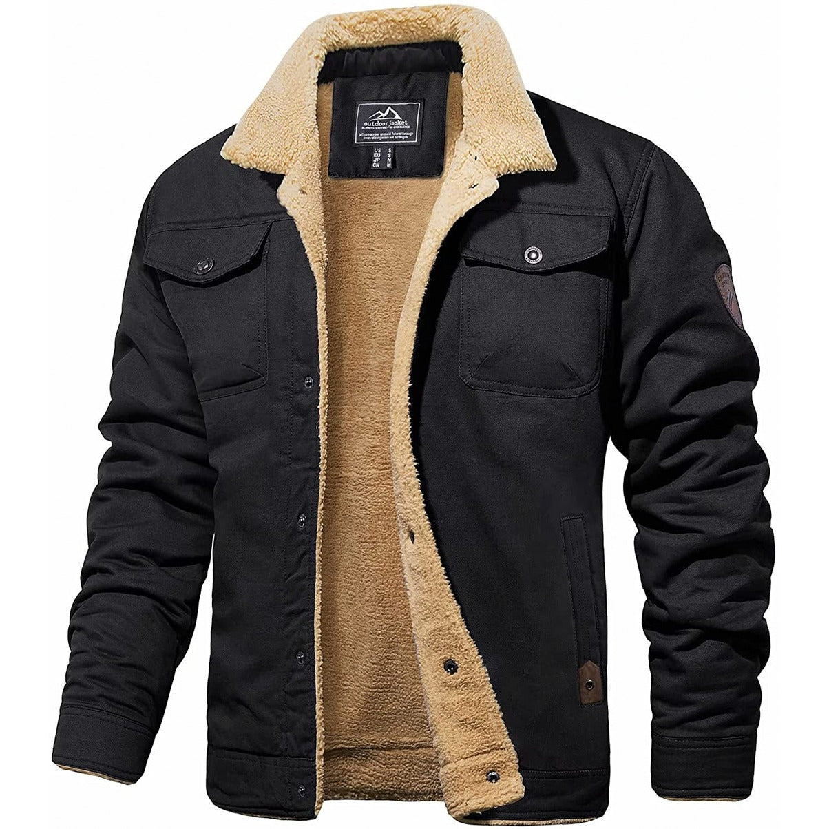 Morten - Chaqueta bomber peluda mi