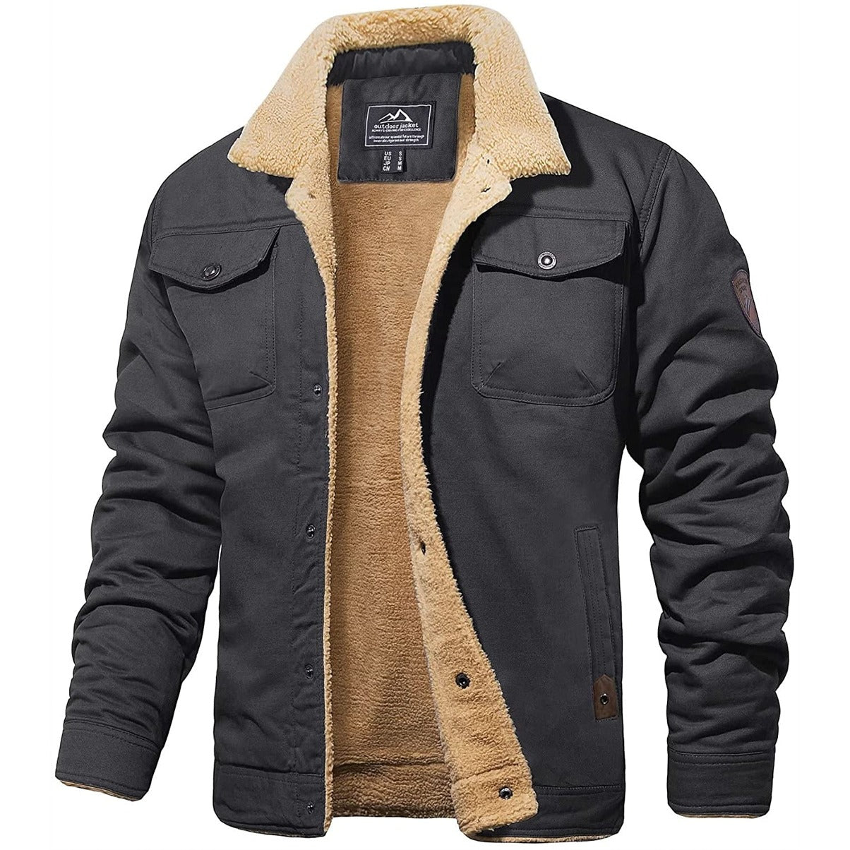 Morten - Chaqueta bomber peluda mi