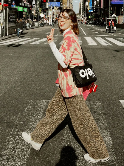 Pantalon animal print
