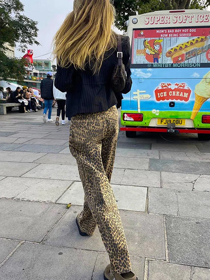 Pantalon animal print