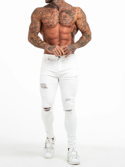 Jeans clasico blanco