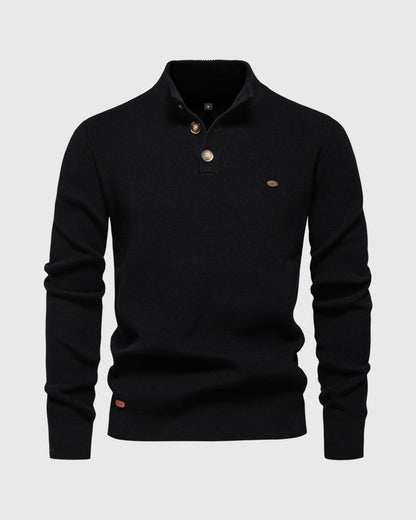 Sweater tejido con botones