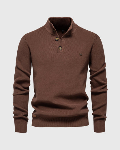 Sweater tejido con botones