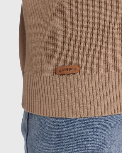 Sweater tejido con botones