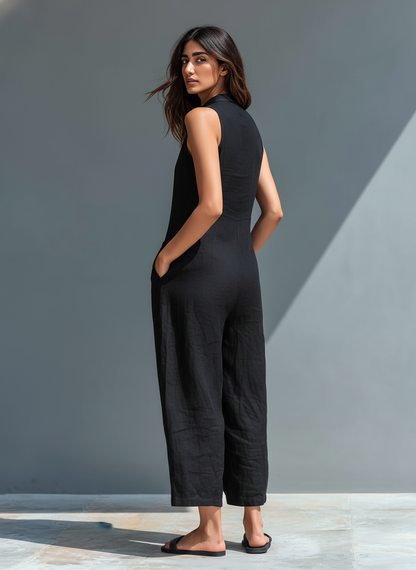 Colette | Jumpsuit Sin Mangas Minimalista