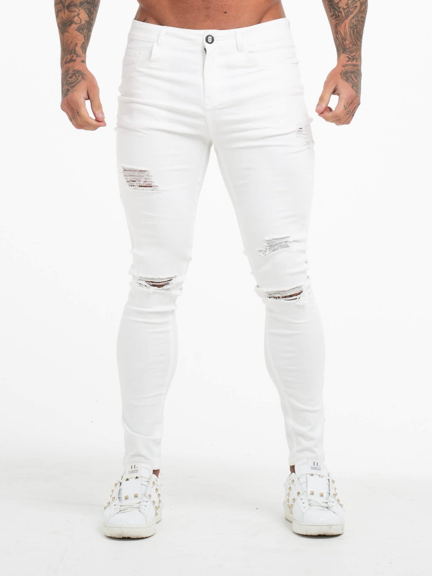 Jeans clasico blanco