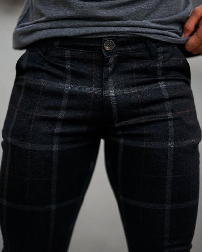 Jeans clasico a cuadro