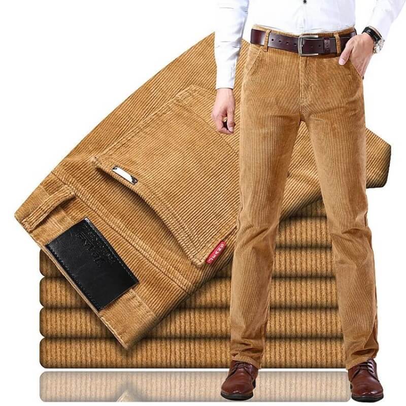 Pantalon de cotele hombre