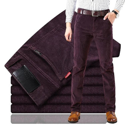 Pantalon de cotele hombre