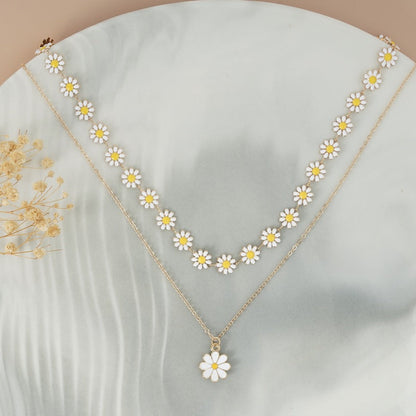Collar con colgante Margaritas