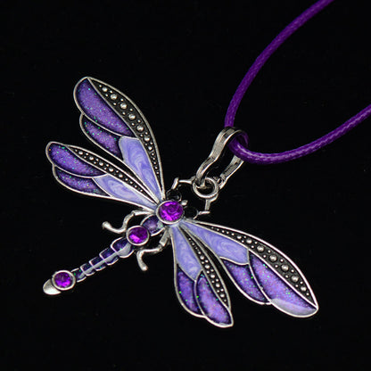 Collar Pendentif Libélula