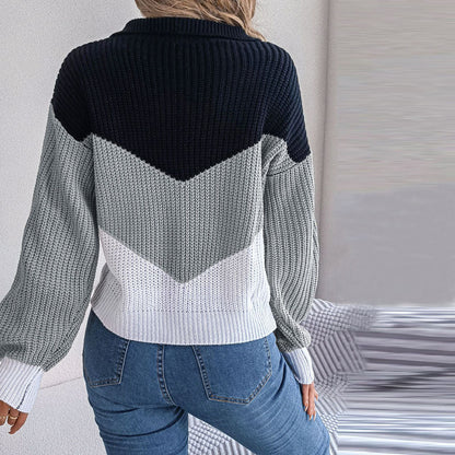 Sweater bicolor