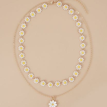 Collar con colgante Margaritas