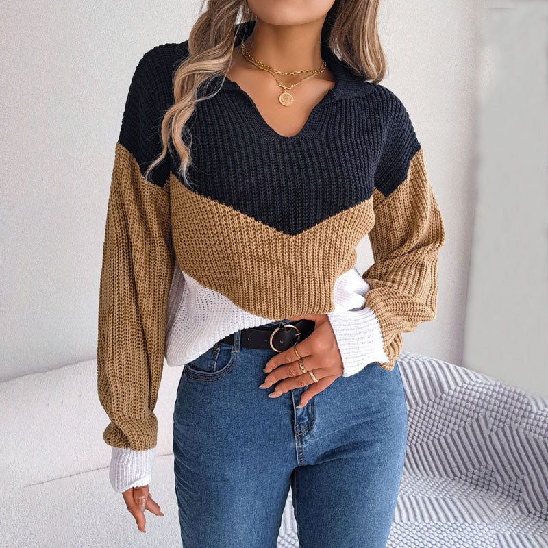 Sweater bicolor