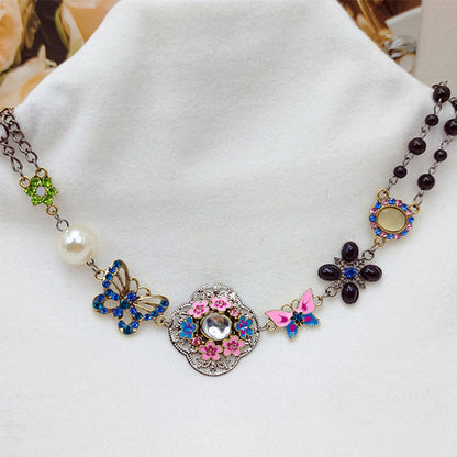 Collar Papillon Étnico Vintage