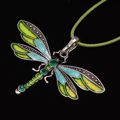 Collar Pendentif Libélula