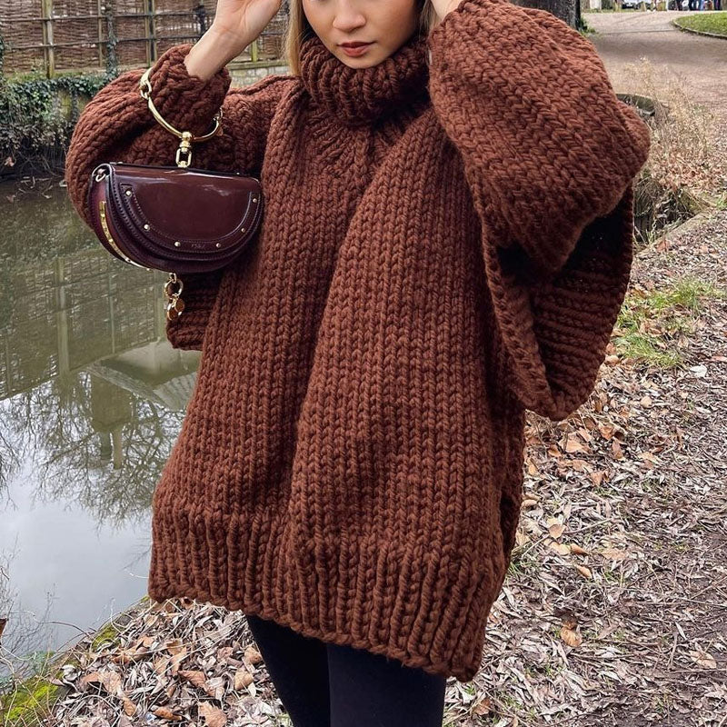 Sweater tejido a punto