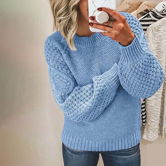 Sweater tejido a punto