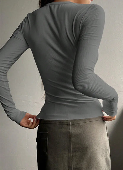 Polera manga larga