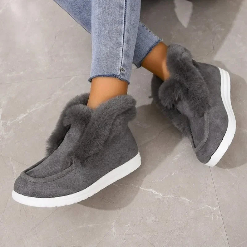 Bota de felpa casual plush