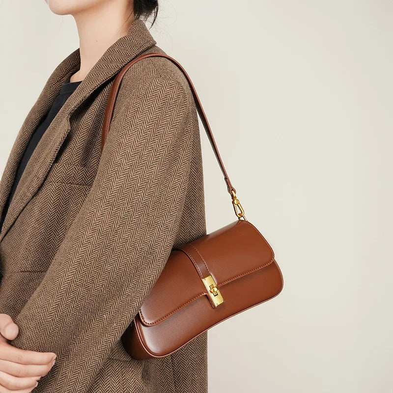 Cartera de cuero de hombro