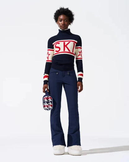 Sweater cuello alto sky
