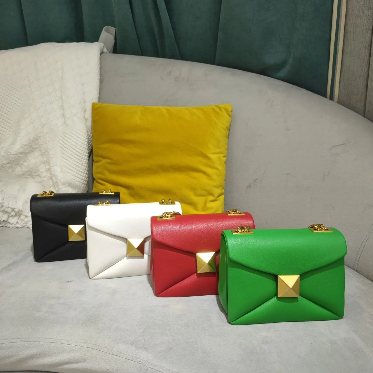 Cartera de cuero lux