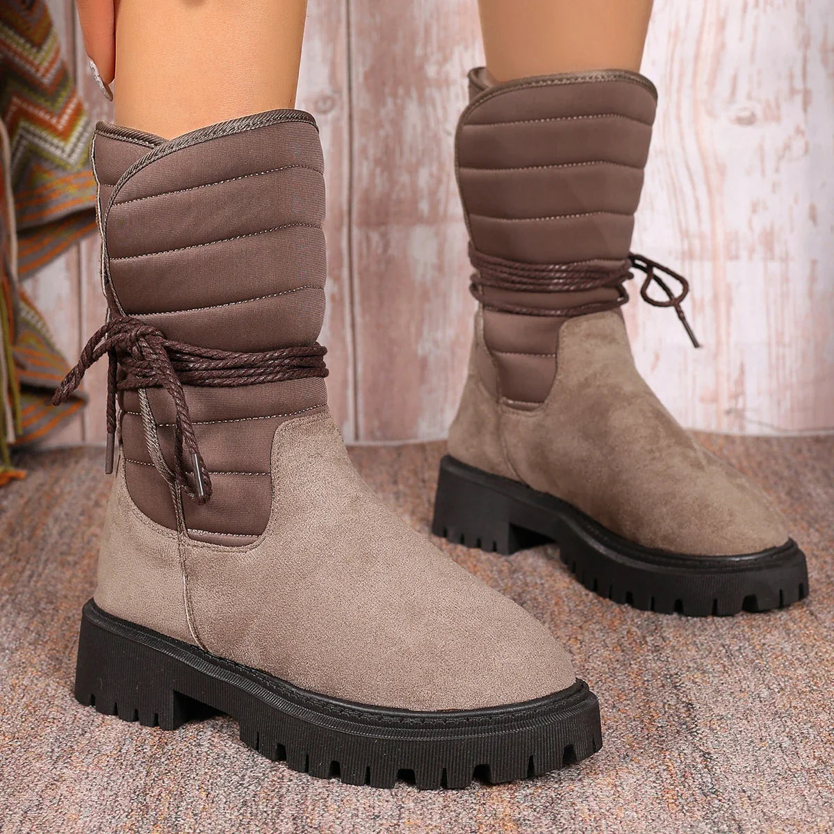 Bota de invierno con correa Widle