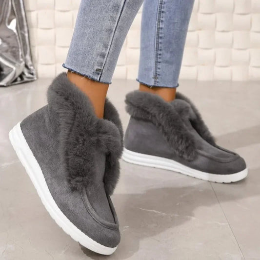 Bota de felpa casual plush