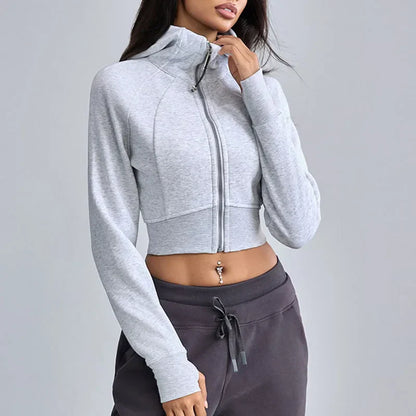 Hoodie corto mujer