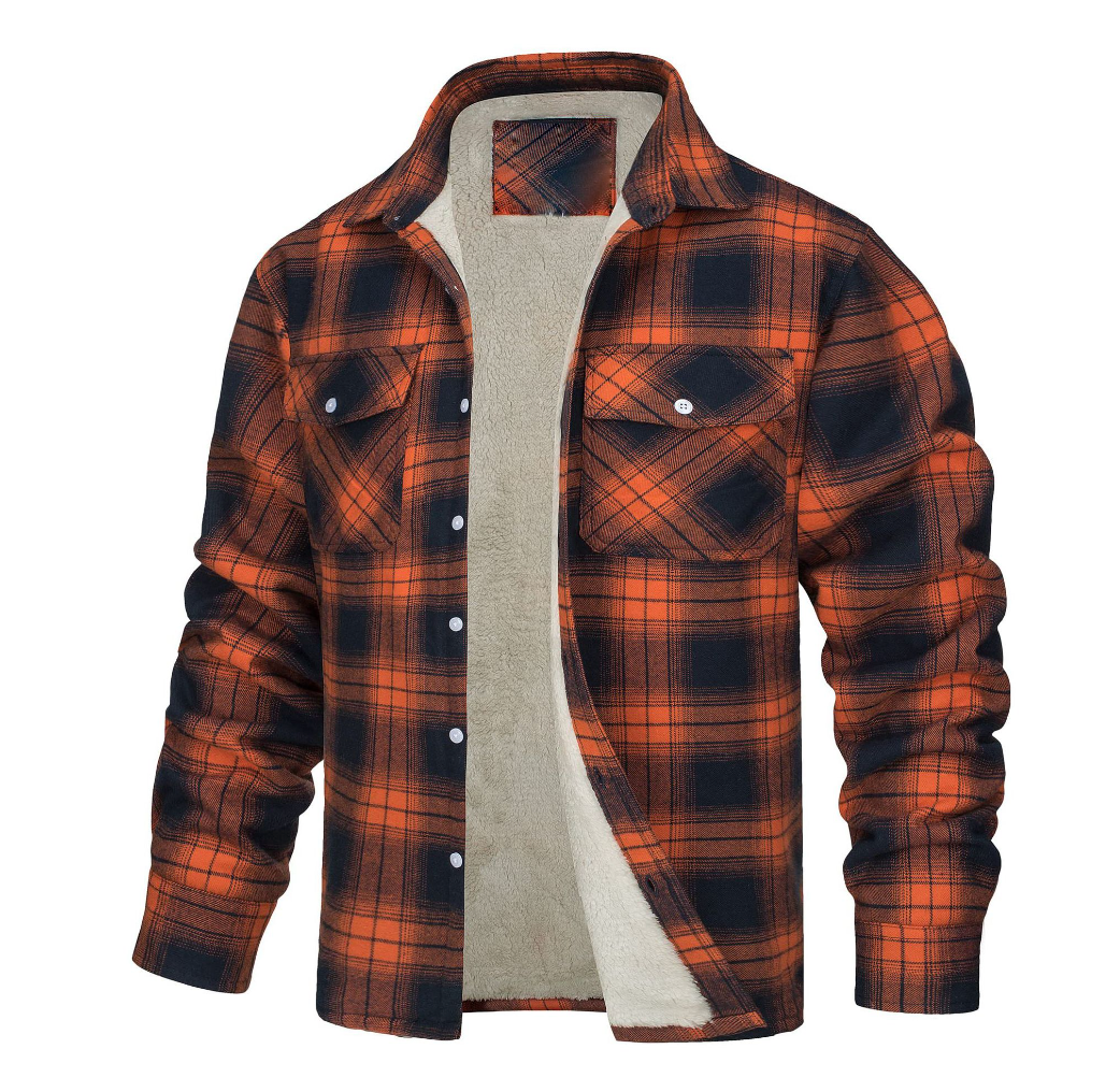 Chaqueta invierno a cuadros