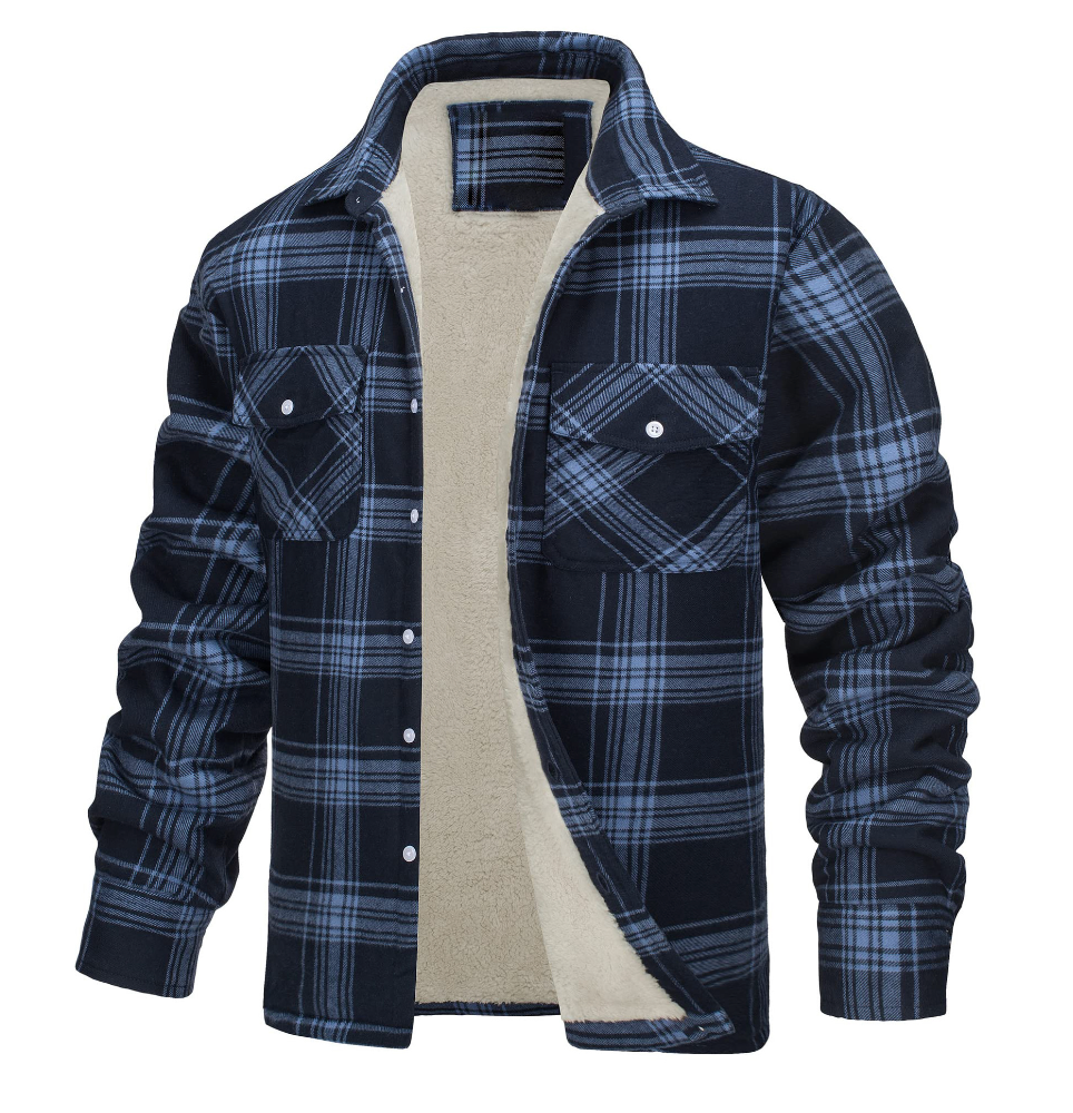 Chaqueta invierno a cuadros