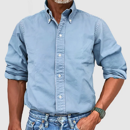 Camisa clasica de algodon