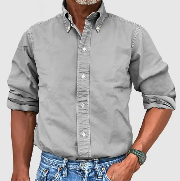 Camisa clasica de algodon