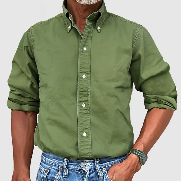 Camisa clasica de algodon