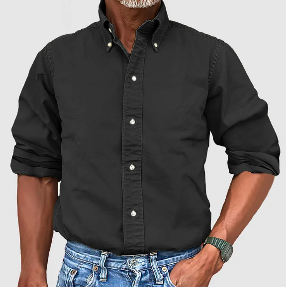 Camisa clasica de algodon