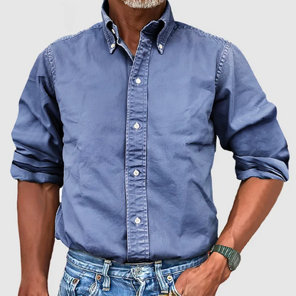 Camisa clasica de algodon