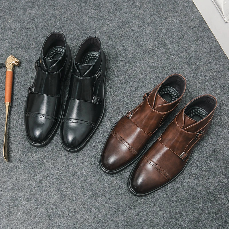 Bota ecocuero elegante