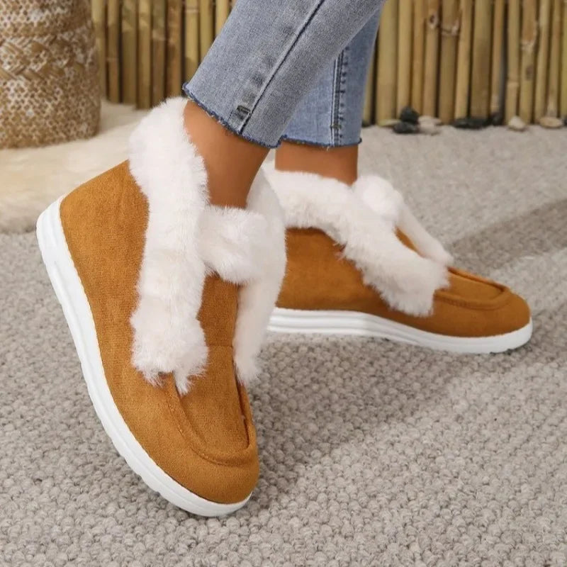 Bota de felpa casual plush