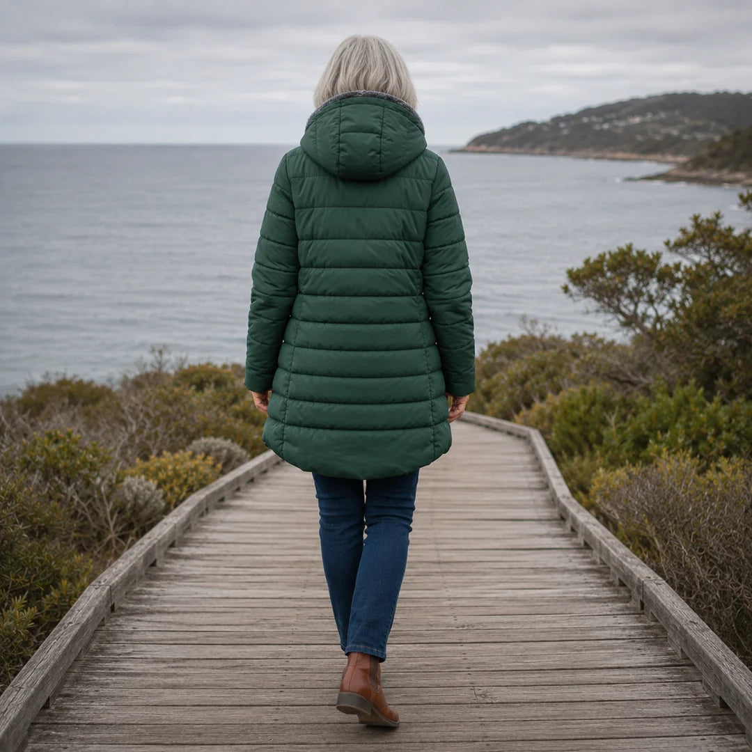 Jami | Abrigo de Invierno Acolchado de Corte A