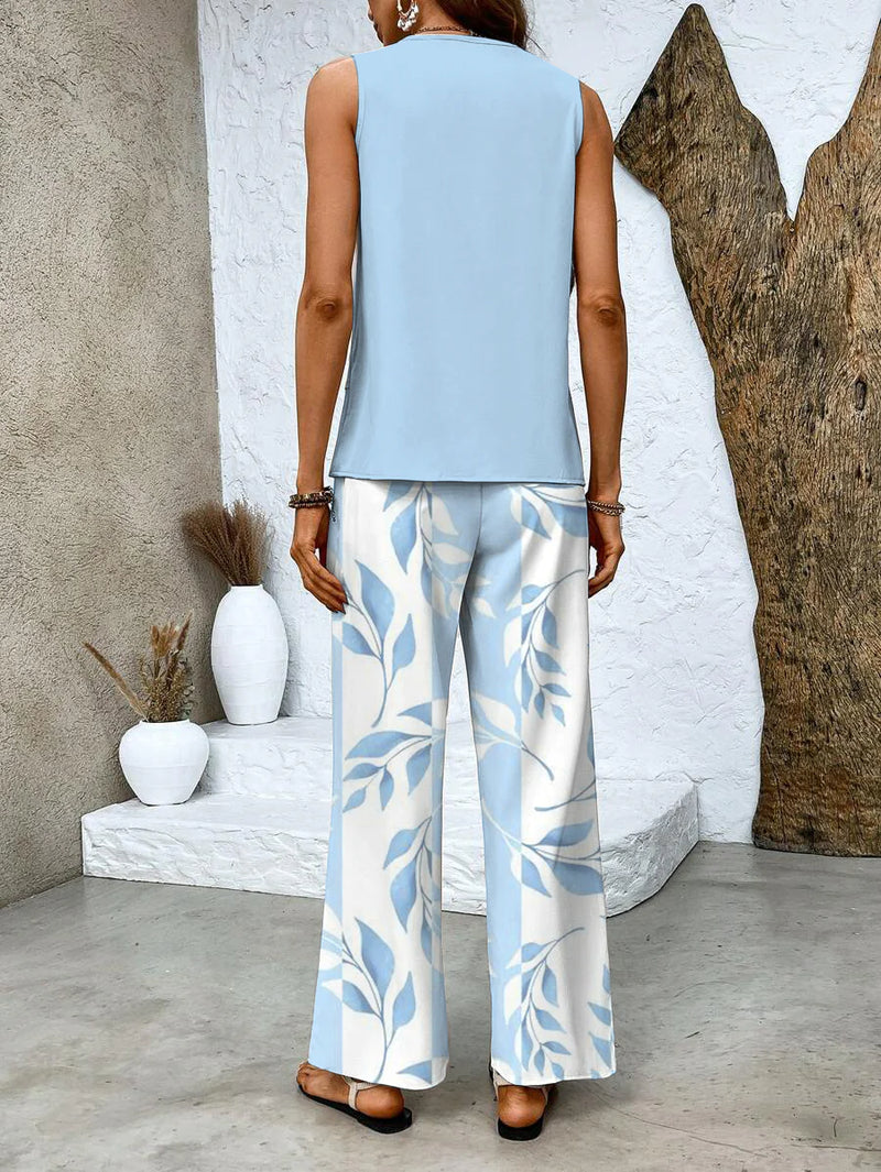 Conjunto Floral de 2 piezas Pia