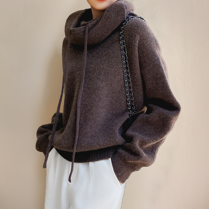 sweater de invierno cuello tortuga