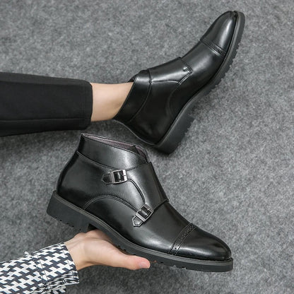 Bota ecocuero elegante
