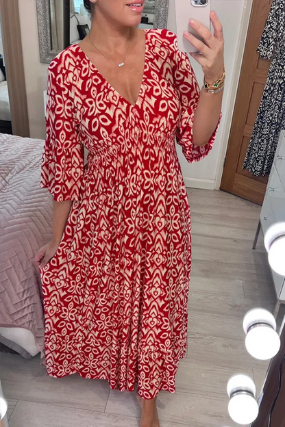 Vestido Largo estilo lino Chiara