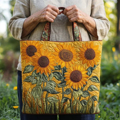 Bolso Acolchado Clásico - Girasoles