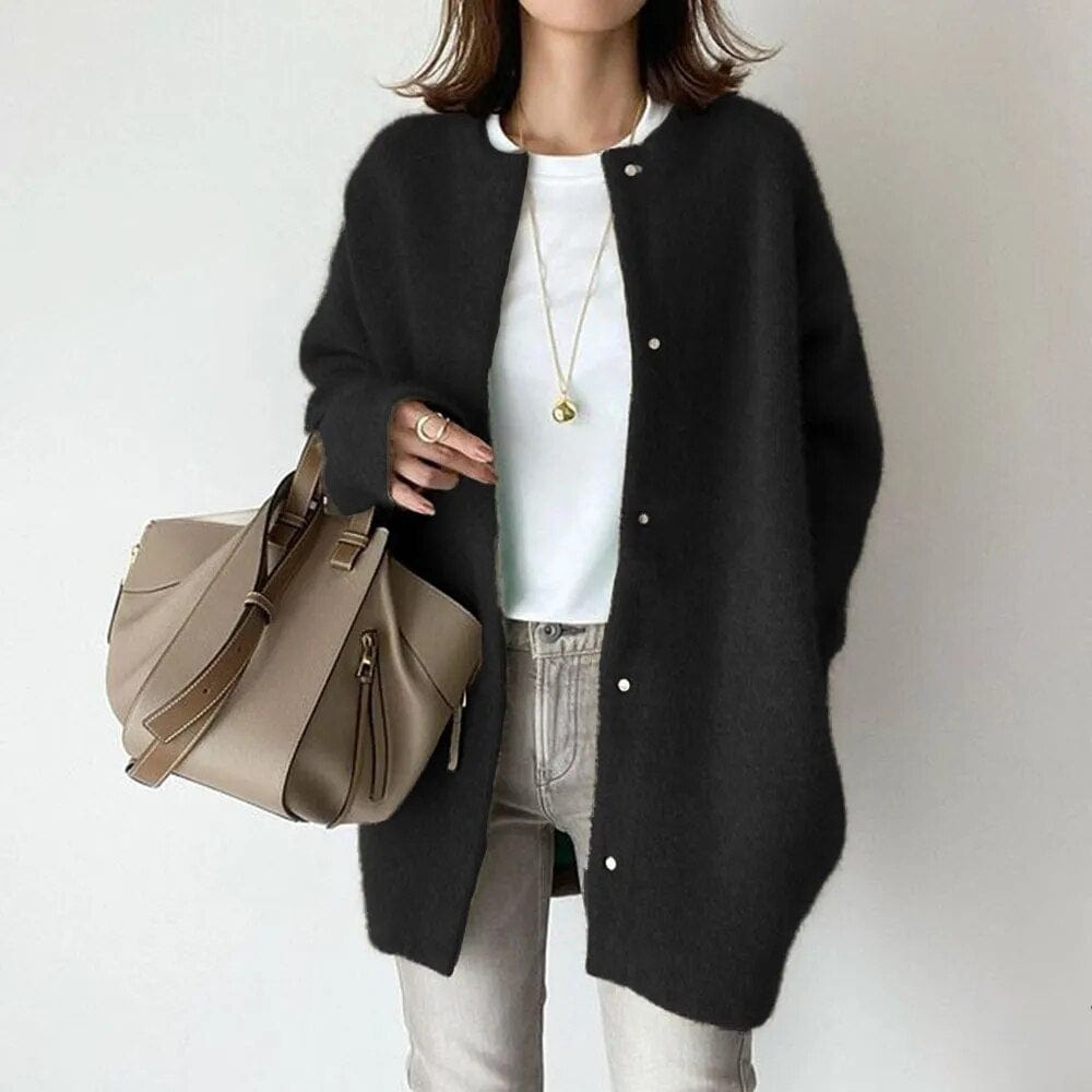 Abrigo cardigan Cachemira