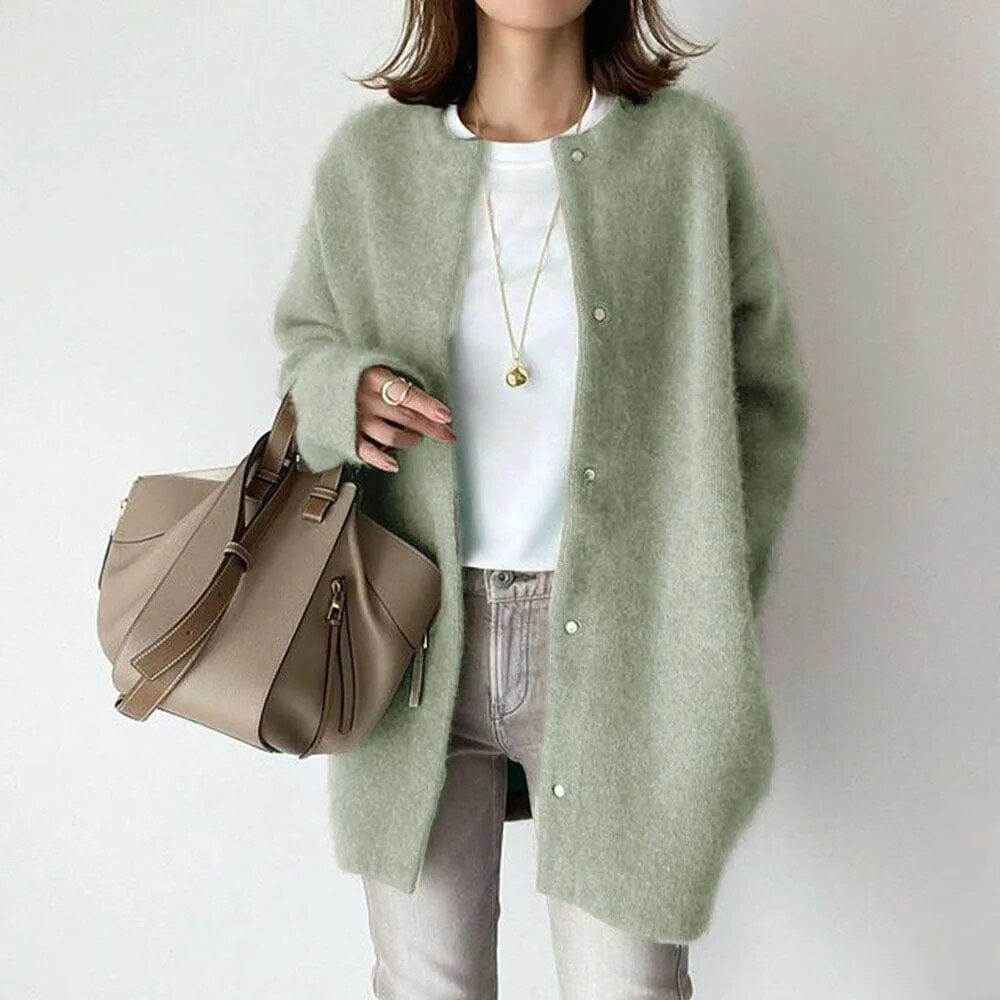 Abrigo cardigan Cachemira