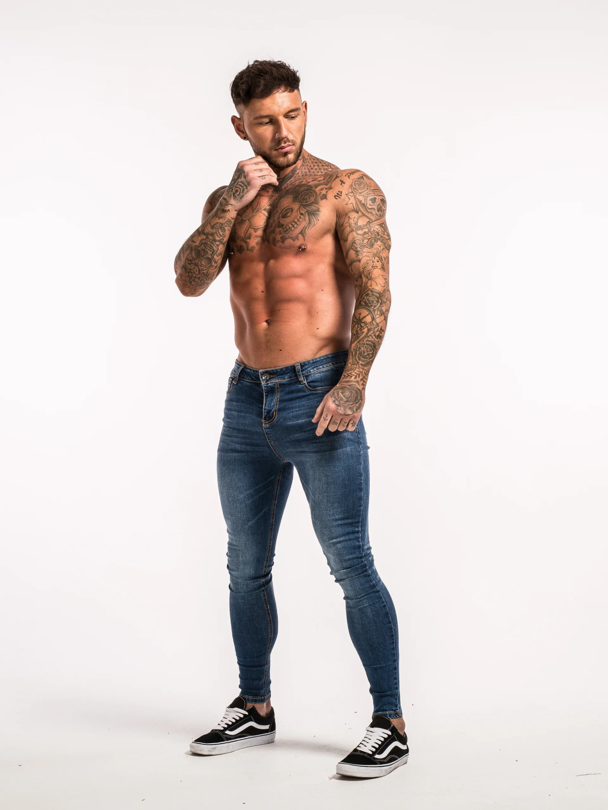 Jeans clasico azul